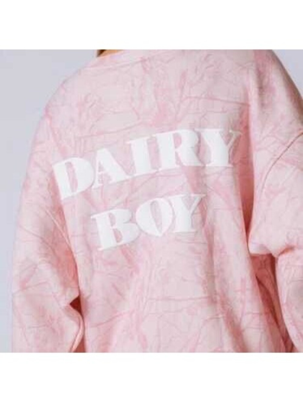 Dairy Boy Limited Edition Bubblegum Pink Camo Crewneck Sweatshirt XS